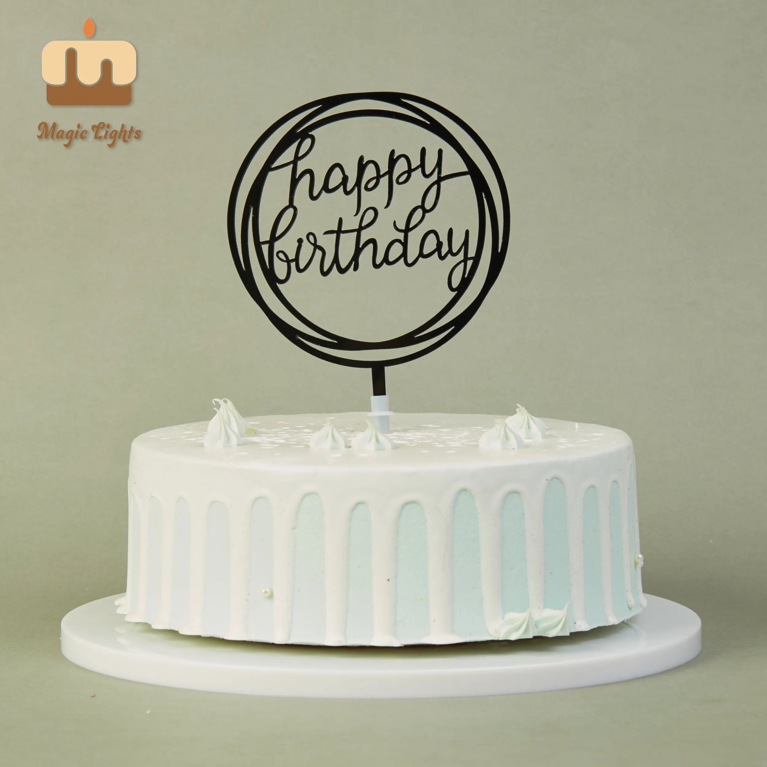 맞춤 케이크 장식 공급업체 및 아크릴 토퍼 도매 - Magic Lights 1