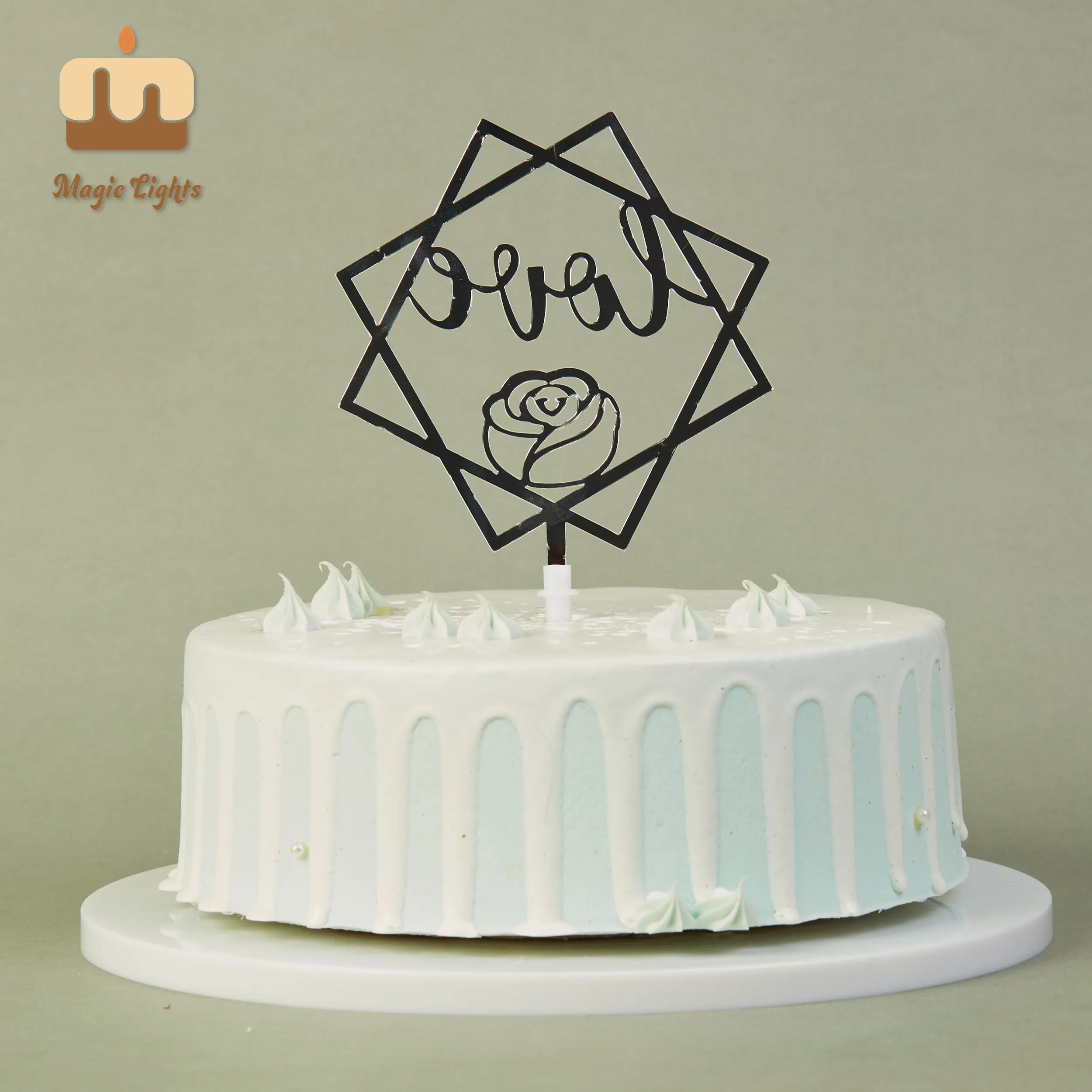 맞춤 케이크 장식 공급업체 및 아크릴 토퍼 도매 - Magic Lights 2
