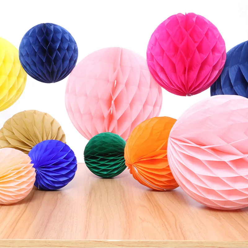 Magic Lights Honeycomb Balls Decorations for Birthday Wedding Engagement Holidays Home Decor Fiesta Mexican Party(Rainbow) 1