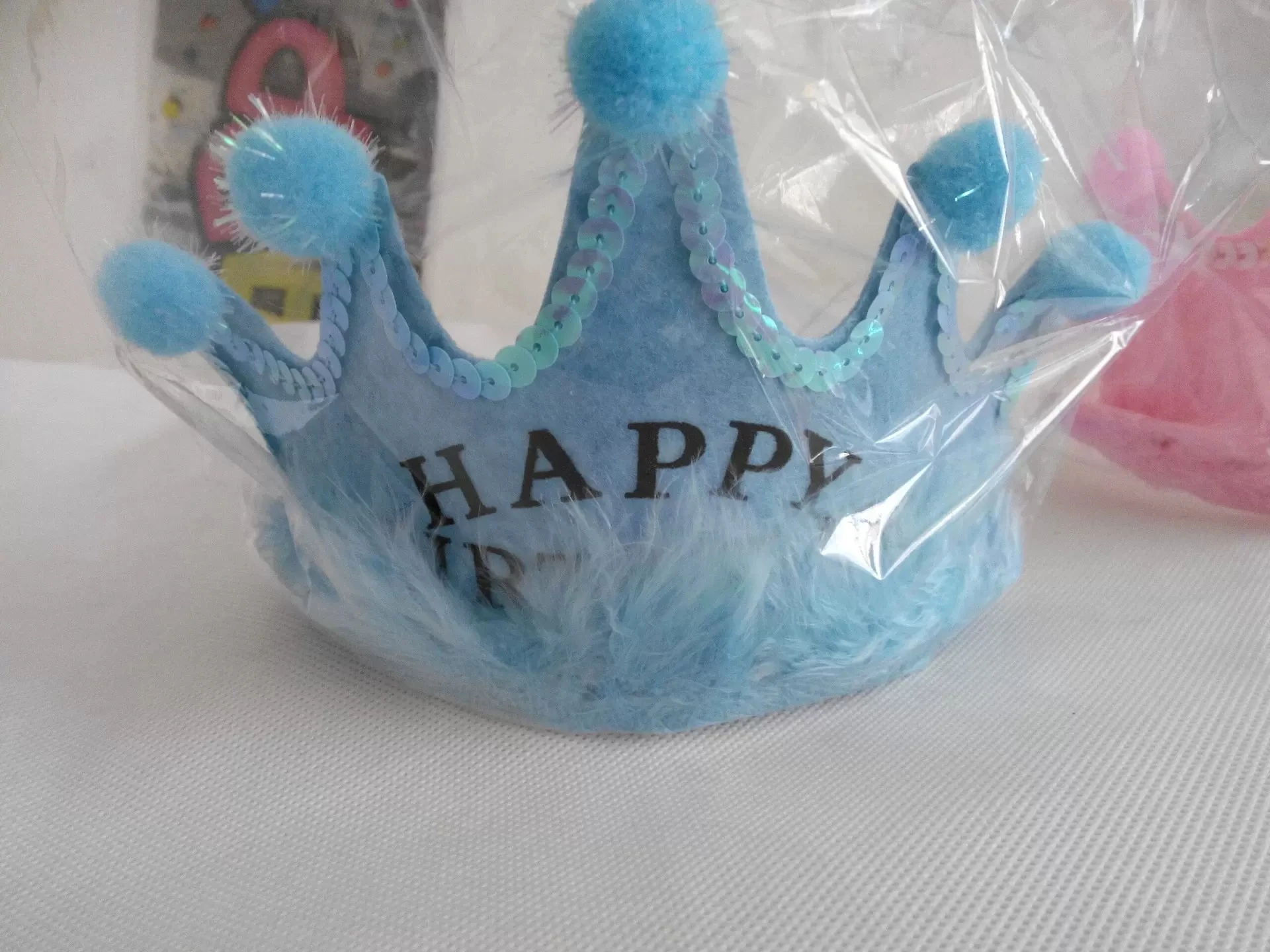 Magic Lights Blue Pink Birthday Party Crowns for Kids Birthday Hat Party Birthday Hat 1