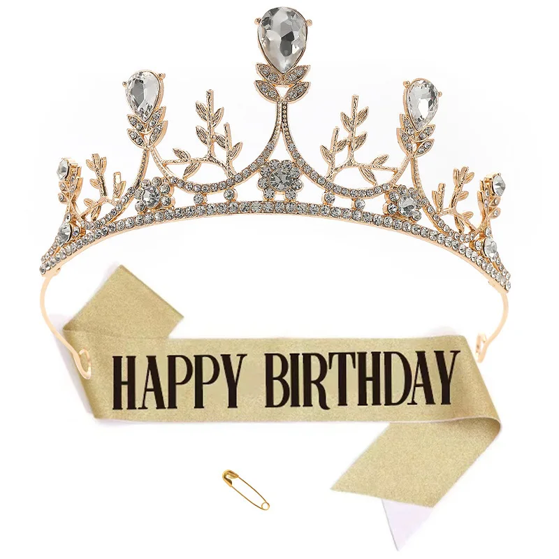 Magic Lights Gorgeous Queen Princess Crown for Wedding Ceremony Bride Bridesmaid Decorations Photo Props 1