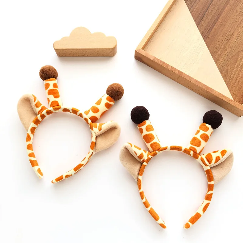 Magic Lights Entzückende pelzige Giraffe -Ohrstirnband für Premium Halloween Party Requisiten für Maskerade -Bälle & Kostümveranstaltungen 1