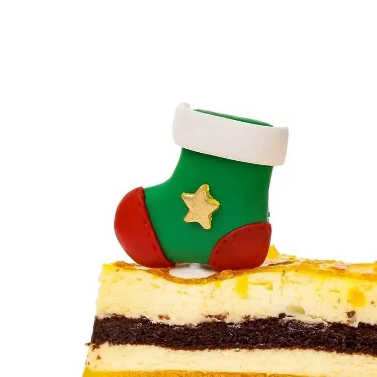 Unique Polymer Clay Ornaments Christmas Stocking Presents 1