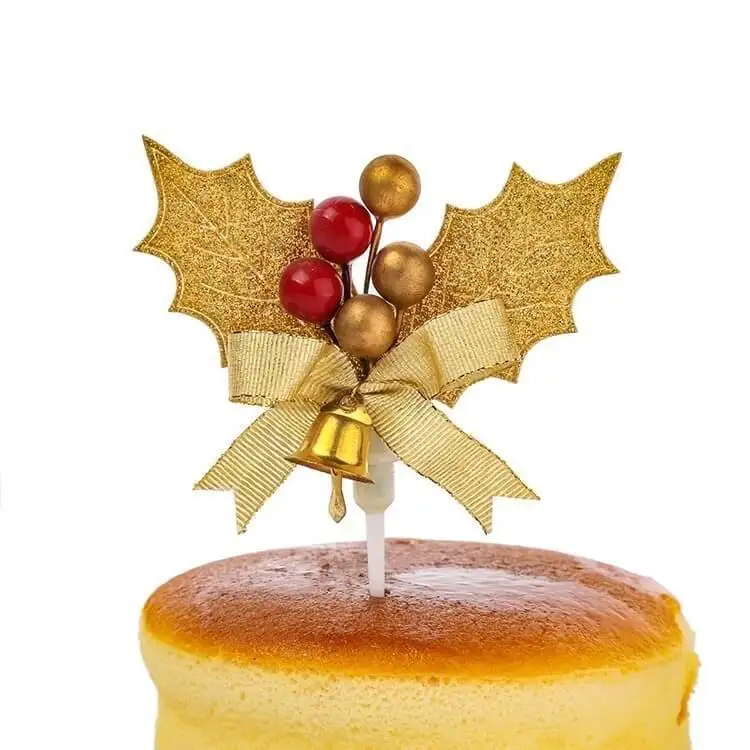 Novelty Merry Christmas Party Picks For Cupcakes 1