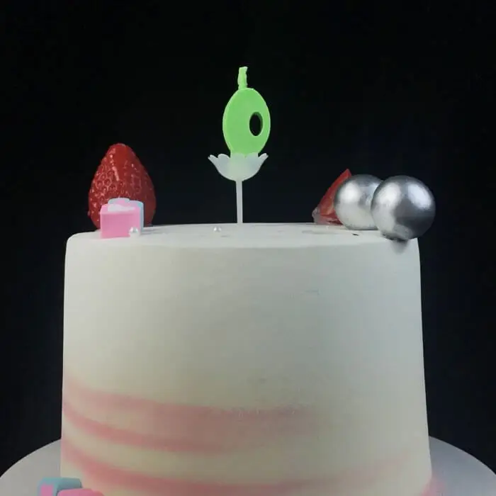 Color Flame Number Birthday Candle Company For Children 1