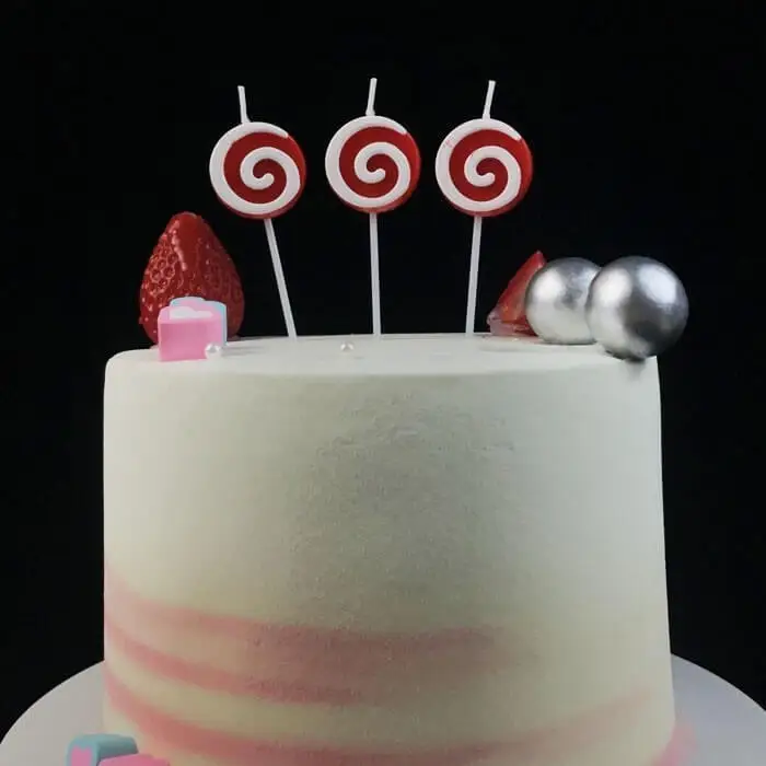 Fashion Cute Candy Birthday Cake Candles For Babies 1