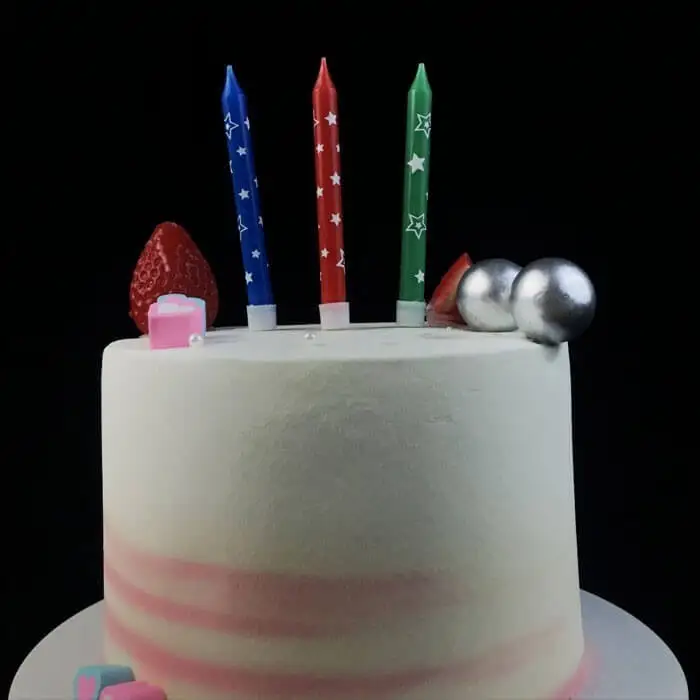 Funny Star Print Party Birthday Cake Candles For Children 1