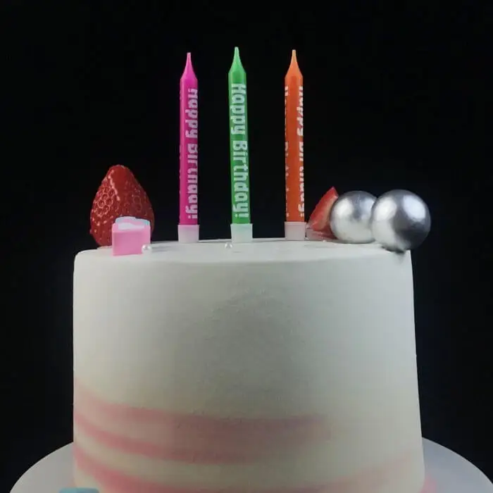 특별한 개인화 된 생일 축하 편지 인쇄 캔들 선물 1