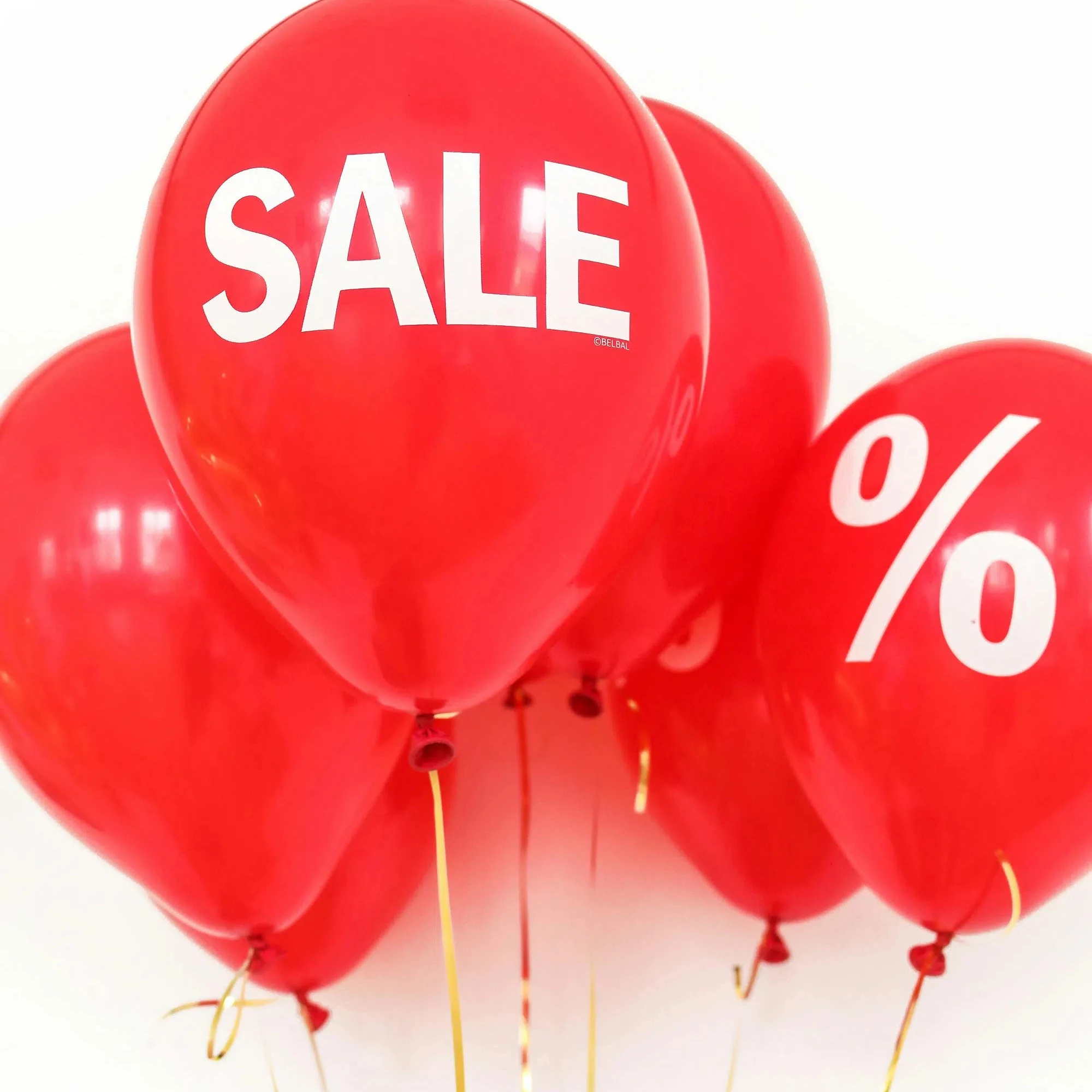 Magic Lights Red Printed Latex Balloon for Party Decor 1
