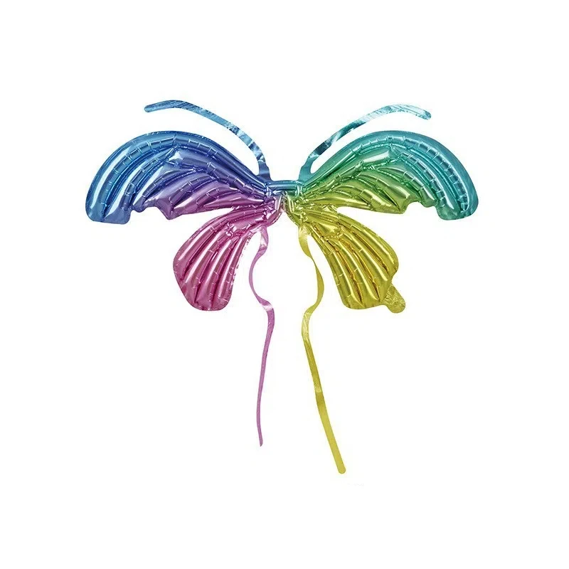 Magic Lights Colorful Butterfly Fairy Wings Balloons for Girls Birthday Party 1