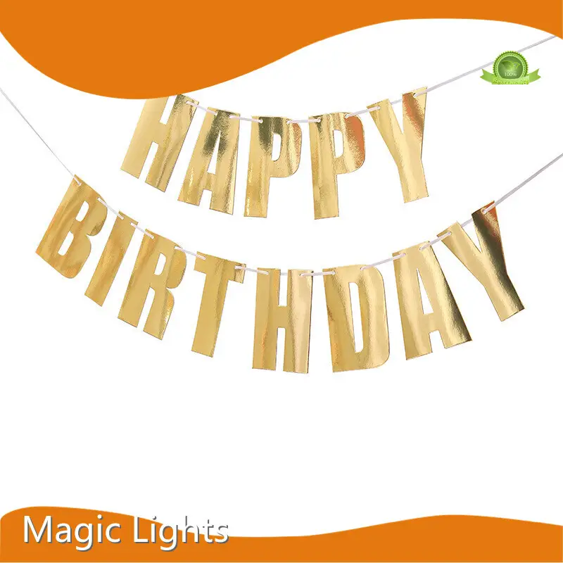 Papel de suprimento de festa personalizado - - luzes mágicas 1