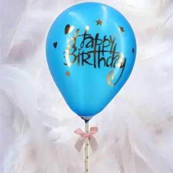 Magic Lights Feliz Aniversário Latex Balão de Balão Decoração de Decoração 1