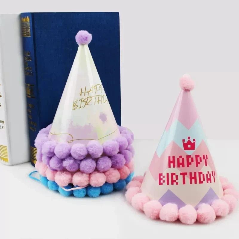 Magic Lights Colorful Cone Birthday Party Hats for Girls Boys Kids and Adults Birthday Celebration Party 1