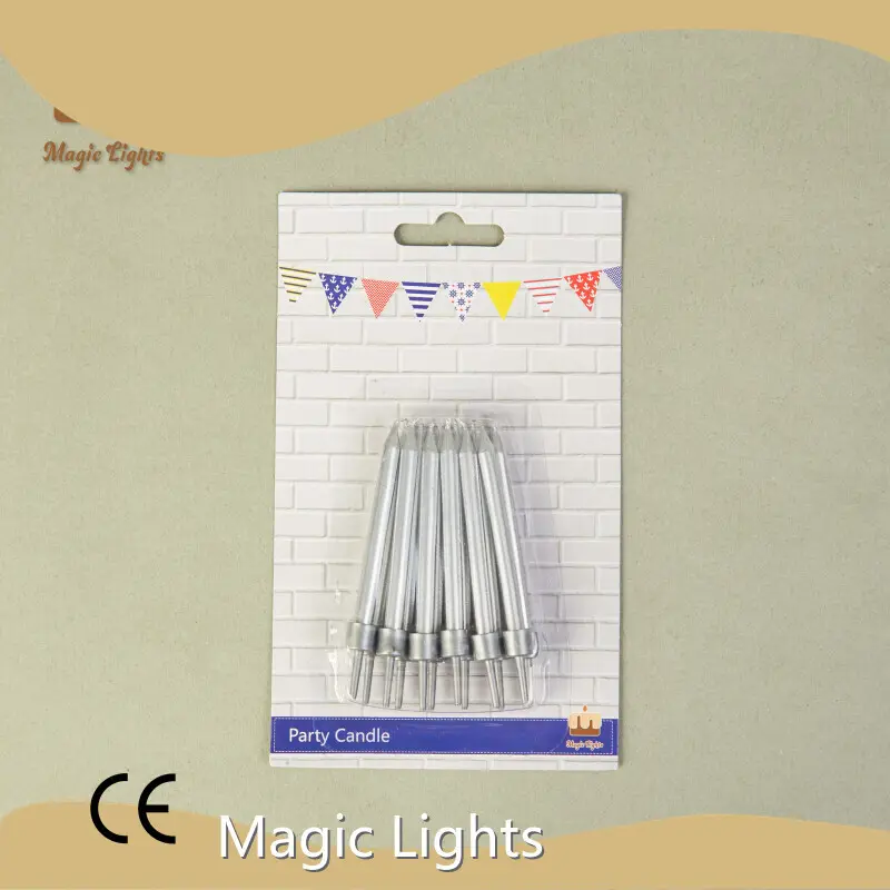 Magic Lights Pillar Candles Thin 576 Packs Per Carton Company 1